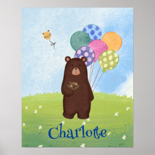 Let's go to the Party Bear Poster