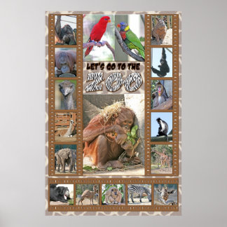 Let's go to the Zoo Poster