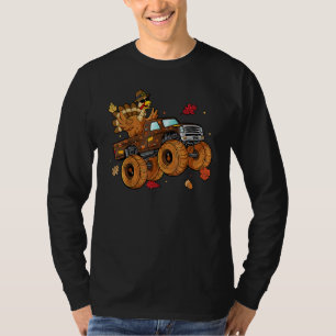 Let's Go Turkeys Truck Autumn Fall Thanksgiving Gr T-Shirt