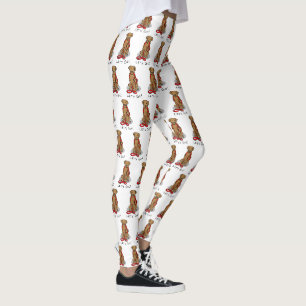 Let's Go! Walk Chesapeake Bay Retriever (dg tan) Leggings