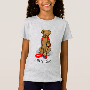 Let's Go! Walk Chesapeake Bay Retriever (dg tan) T-Shirt