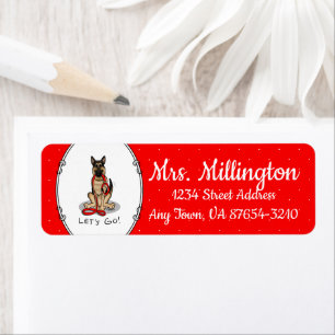 Let's Go! Walk German Shepherd Dog (black tan)