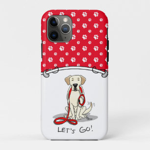 Let's Go! Yellow Lab Labrador Retriever Dog Cute Case-Mate iPhone Case
