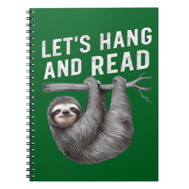 Let's Hang and Read Funny Book Reading Lovers   (Front)