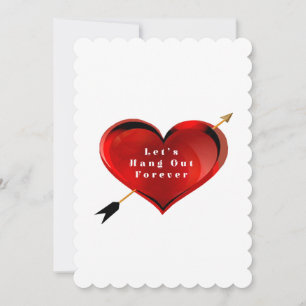 Let's Hang Out Forever Marriage Proposal Card