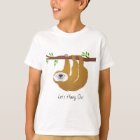Let's Hang Out Hanging Sloth on a Tree Limb