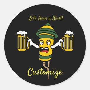 Let's Have a Blast Thunder-Cove Classic Round Sticker