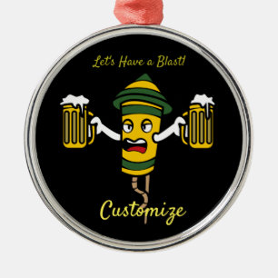 Let's Have a Blast Thunder-Cove Metal Tree Decoration