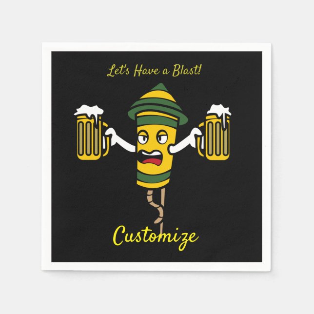 Let's Have a Blast Thunder-Cove Napkin (Front)