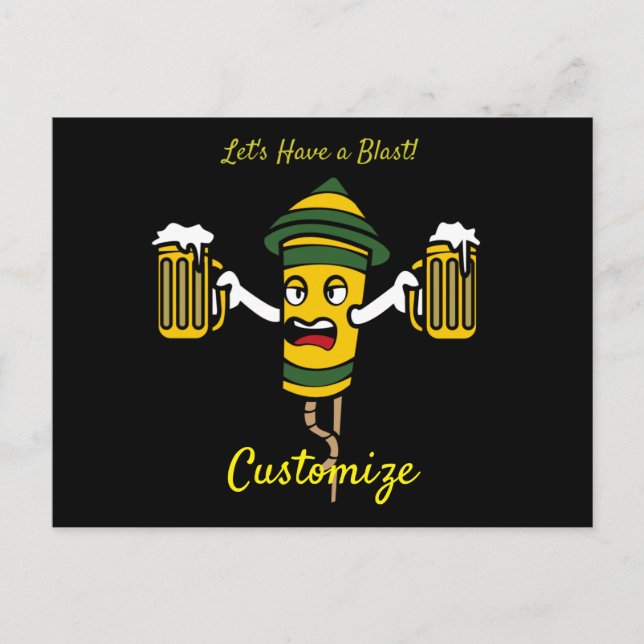 Let's Have a Blast Thunder-Cove  Postcard (Front)