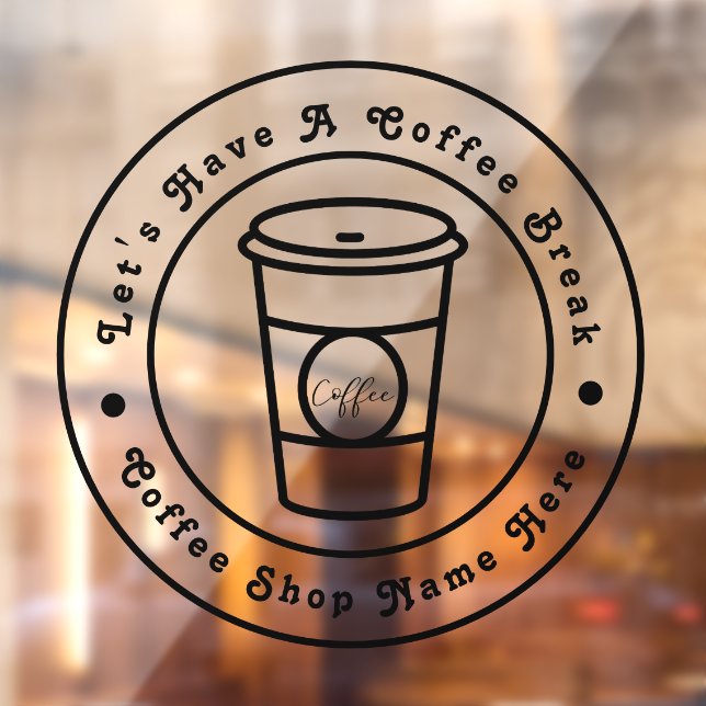 Let's Have A Coffee Break Business Logo Name (Sheet 2)