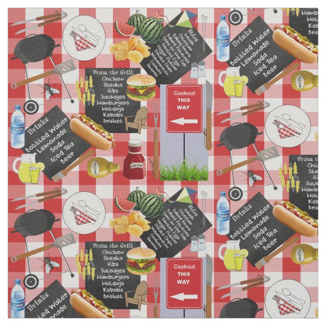 Let's have a picnic Fabric (Swatch)