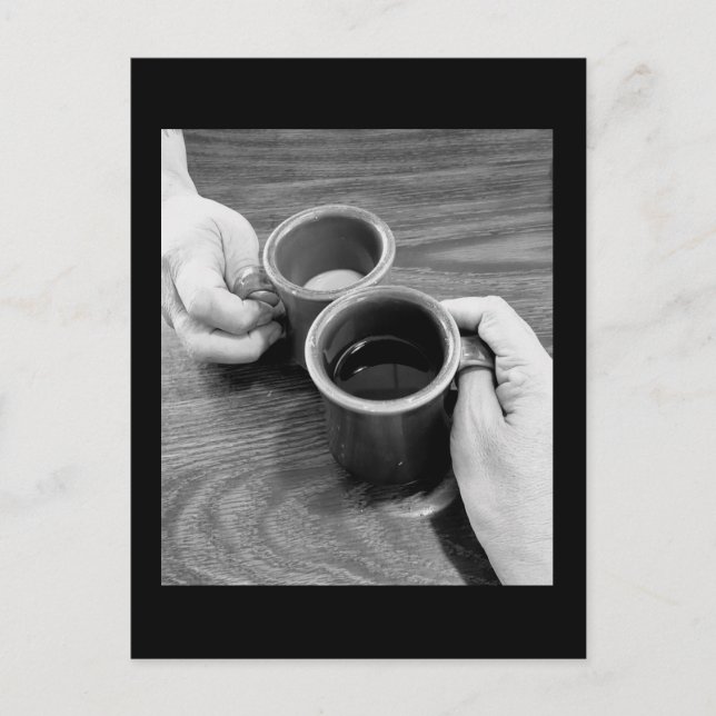 Let's Have Coffee Postcard (Front)