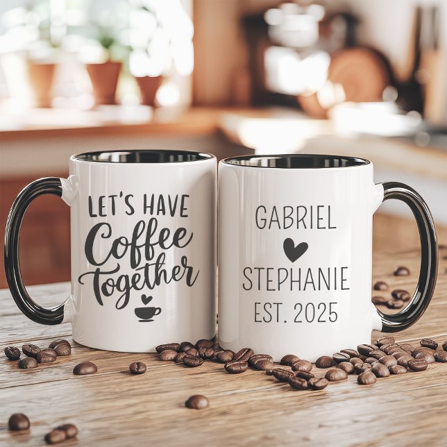 Let's Have Coffee Together Couple’s Mug (Creator Uploaded)