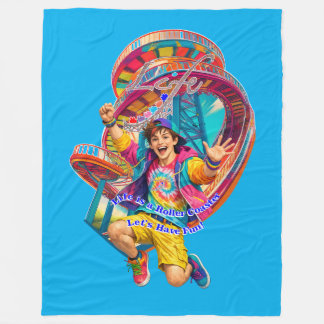 Let's Have Fun Clipboard Fleece Blanket