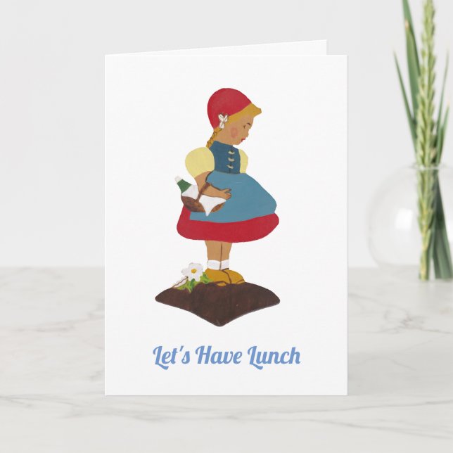 Let's Have Lunch Card (Front)
