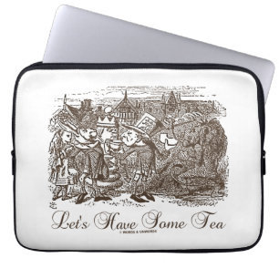 Let's Have Some Tea Wonderland Alice Haigha Hatta Laptop Sleeve