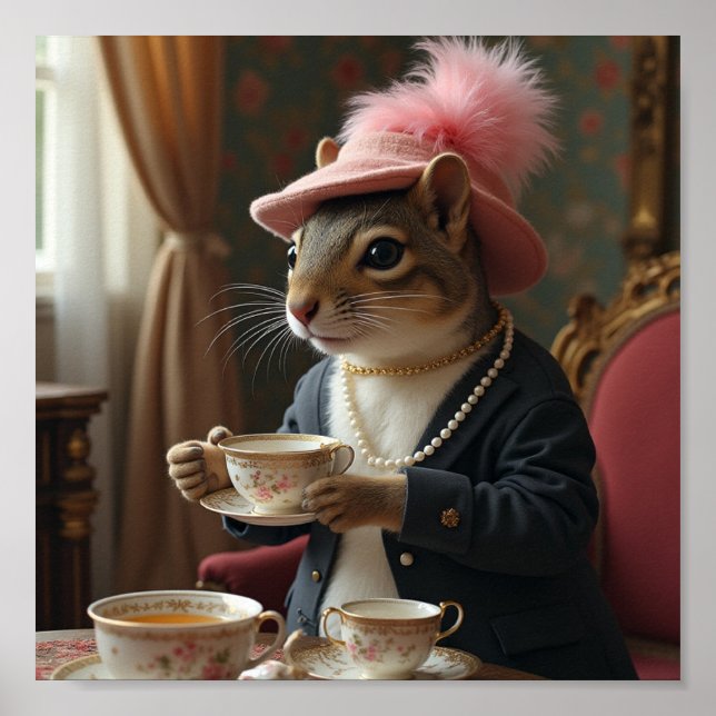 Let's Have Tea Poster (Front)