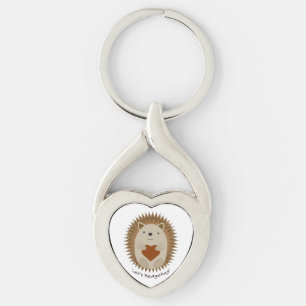 Lets Hedgehug Hegehog Key Ring