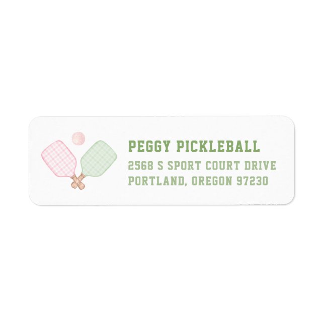Let's Hit the Court | Preppy Pickleball  (Front)