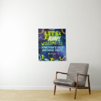 Let's Jump Trampoline Neon Birthday Party Sign