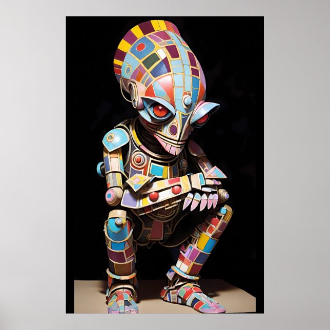  Let's Keep to Our Shells Ken Gauge Sci-Fi Poster (Front)