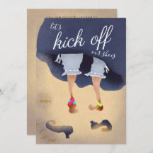 Let's Kick Off Shoes Funny Halloween Party Orange