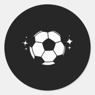 Let's Kick Some Gr - Front And Ck, Funny Soccer Mo Classic Round Sticker
