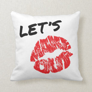 Let's Kiss / Let's Make Out Cushion