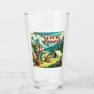 Let's Learn How To Poop In The Woods Camping Glass