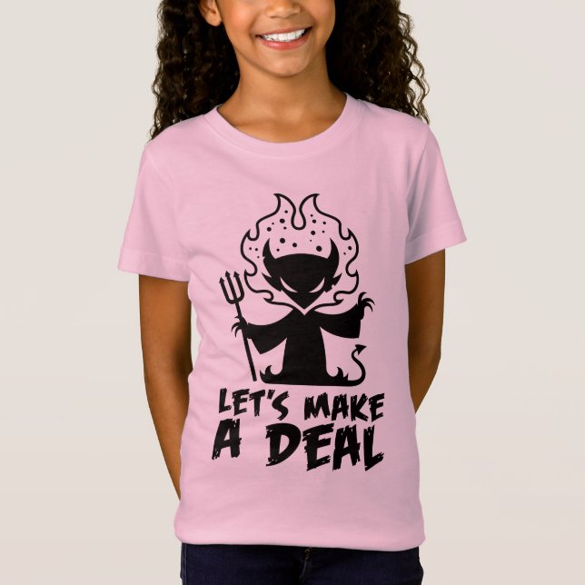 Let's Make A Deal With The Devil T-Shirt (Front)