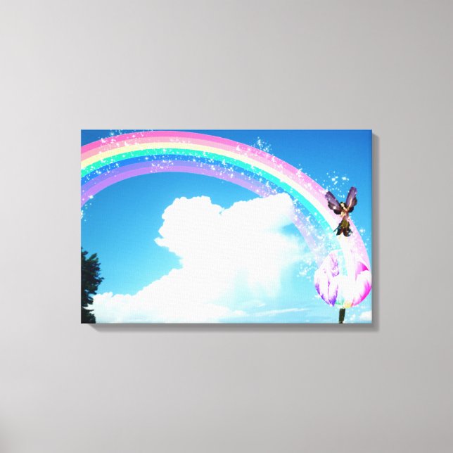 Let's Make a Rainbow Canvas Print (Front)