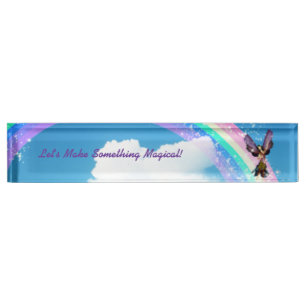 Let's Make a Rainbow Nameplate
