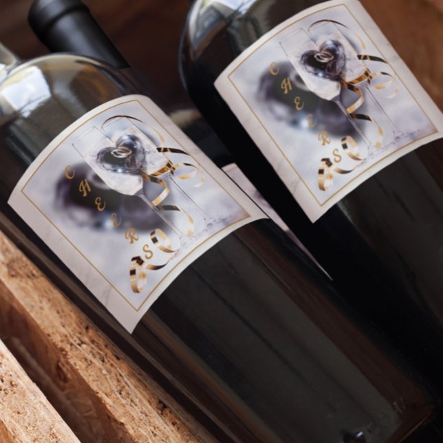 Let's Make A Toast! Cheers! Wine Label (Creator Uploaded)