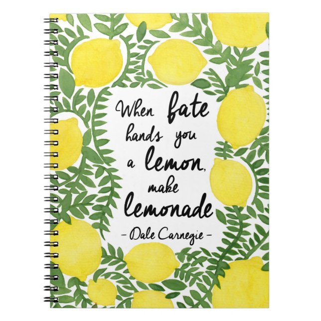 Let's Make Lemonade Notebook (Front)