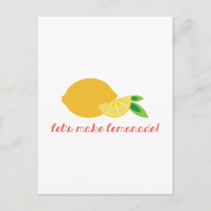 Let's Make Lemonade! Postcard