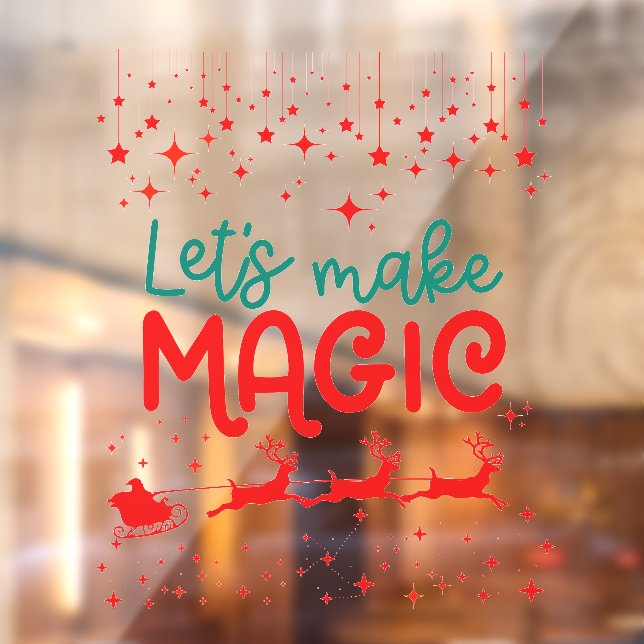 Let's Make Magic Santa Claus Reindeers Sleigh Ride (Sheet 2)