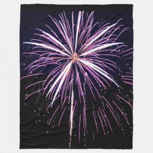 LET'S MAKE OUR OWN FIREWORKS FLEECE BLANKETS