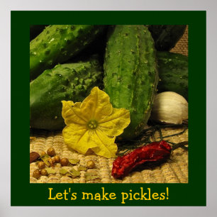 Lets Make Pickles Poster