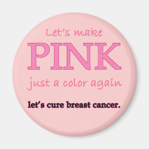 Lets Make Pink Just a Colour Again Magnet