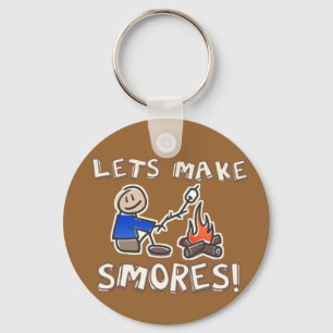 Lets make S'mores! Key Ring