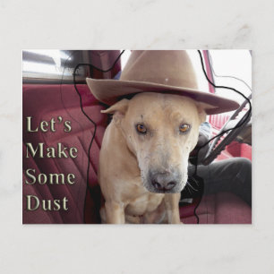 Let's Make Some Dust...Mookie Says Postcard
