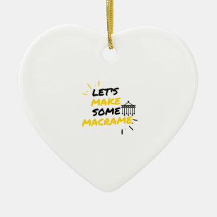 Let's make some macrame ceramic tree decoration