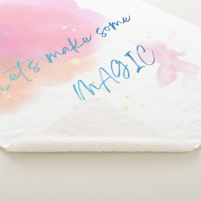 Let's Make Some Magic Fleece Blanket | Cosy Inspir (3/4)