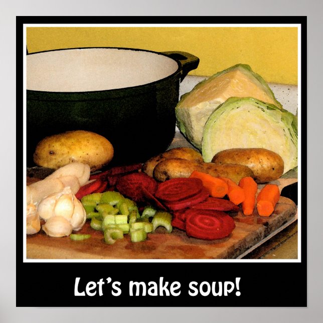 Lets make soup! Poster (Front)