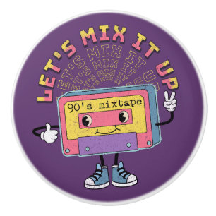 Let's mix it up ceramic knob