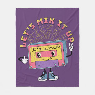 Let's mix it up fleece blanket