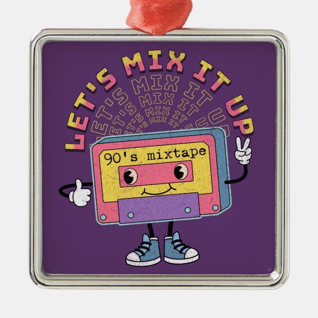 Let's mix it up metal tree decoration (Front)