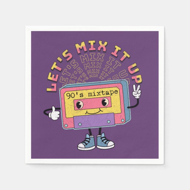 Let's mix it up napkin (Front)