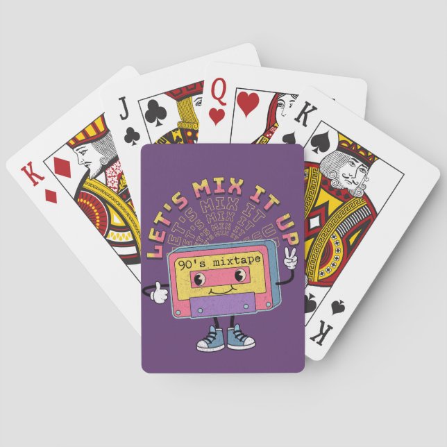 Let's mix it up playing cards (Back)